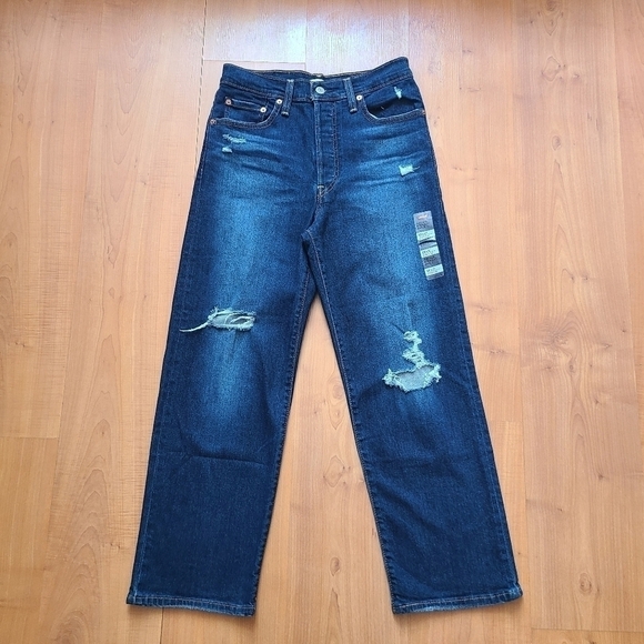 Nwt LEVI'S Ribcage Straight Ankle - Picture 1 of 13